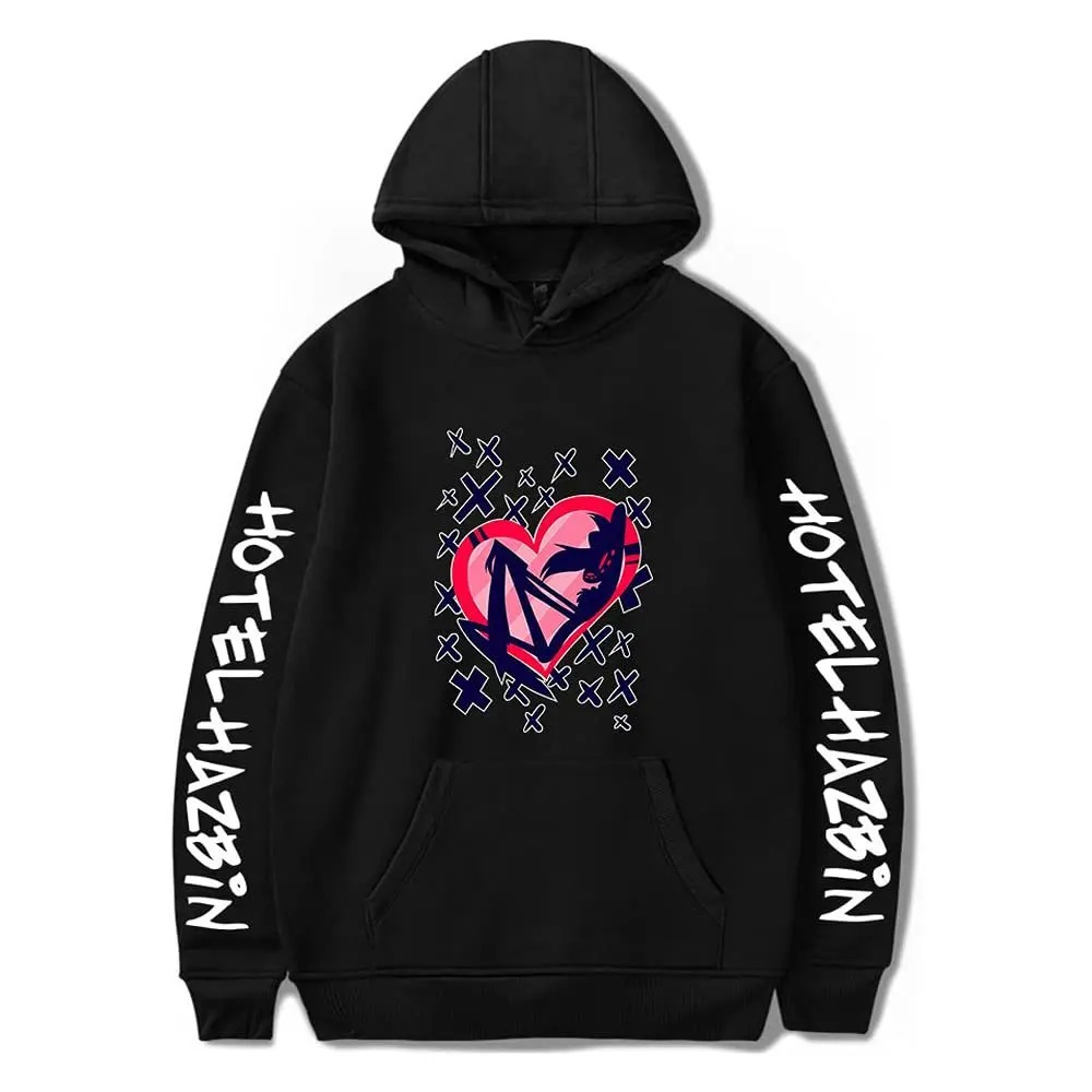 Winter Clothing Gift Ideas - Hazbin Hotel 오버사이즈 유니섹스 스트리트웨어 오버사이즈