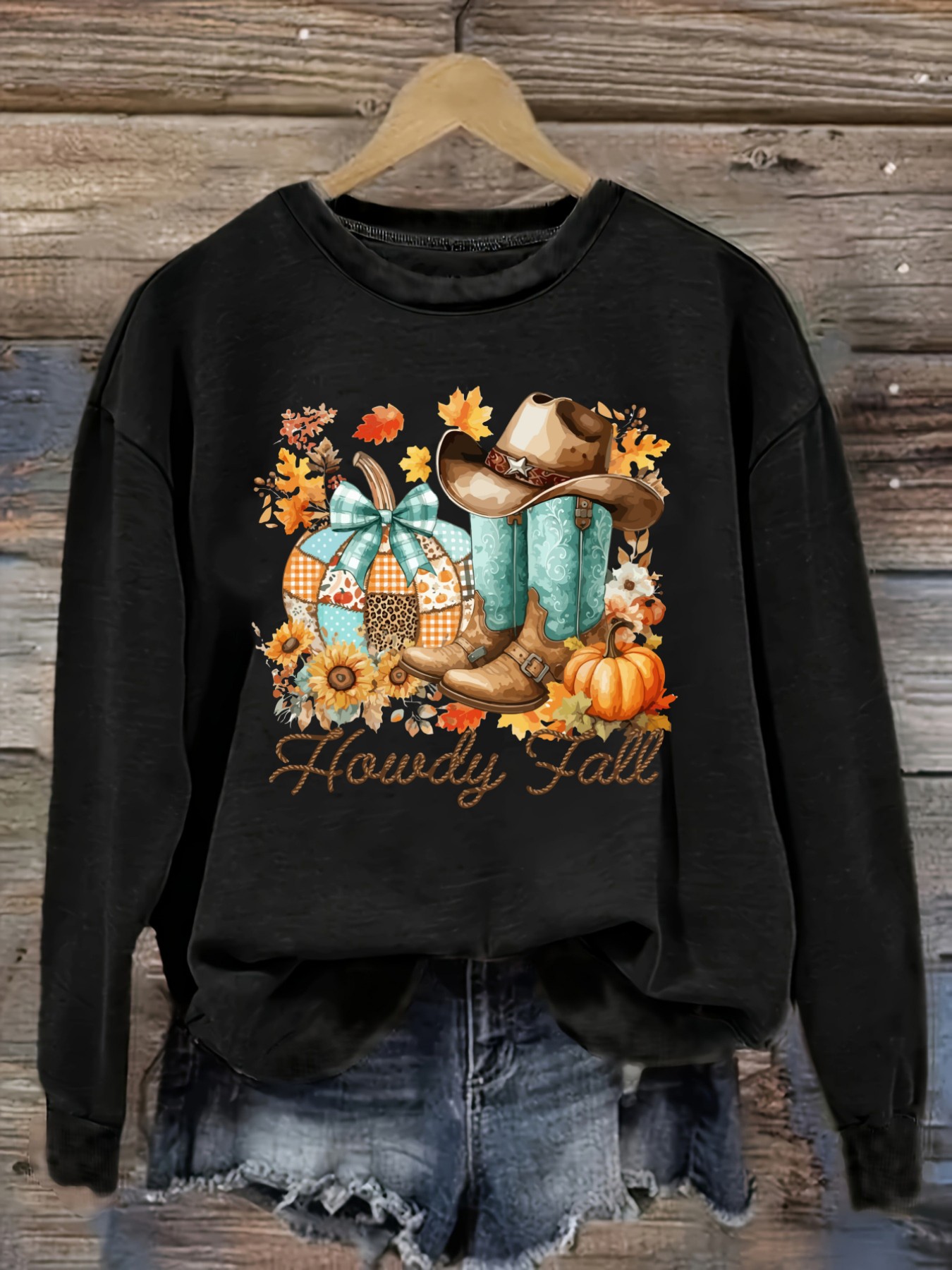 Winter Clothing Usa - 여성 캐주얼 긴소매 크루넥 티셔츠, 하우디