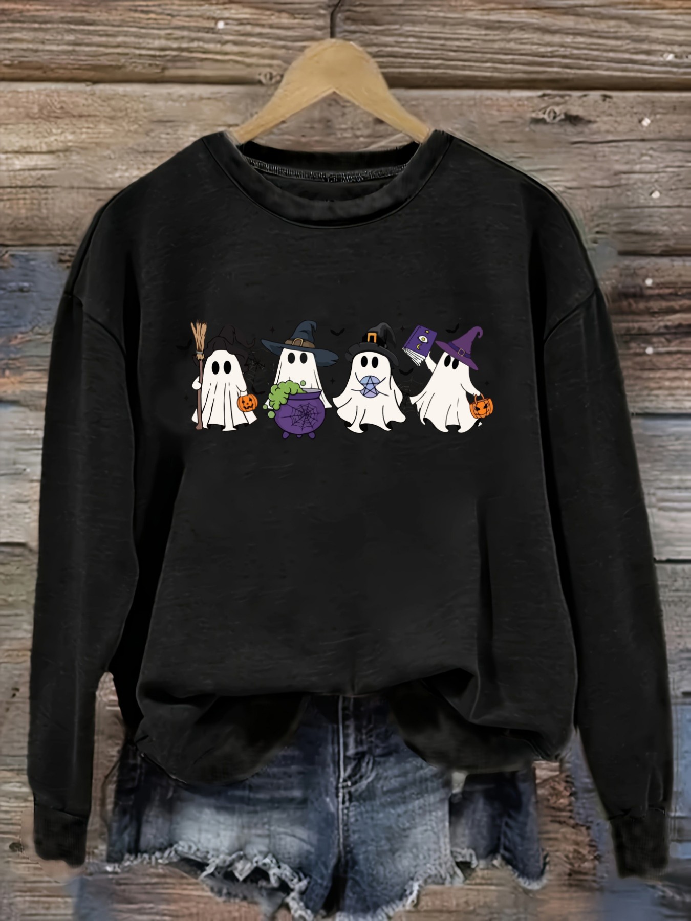 Winter Clothing Usa - 여성용 캐주얼 긴소매 크루넥 티셔츠, 귀여운