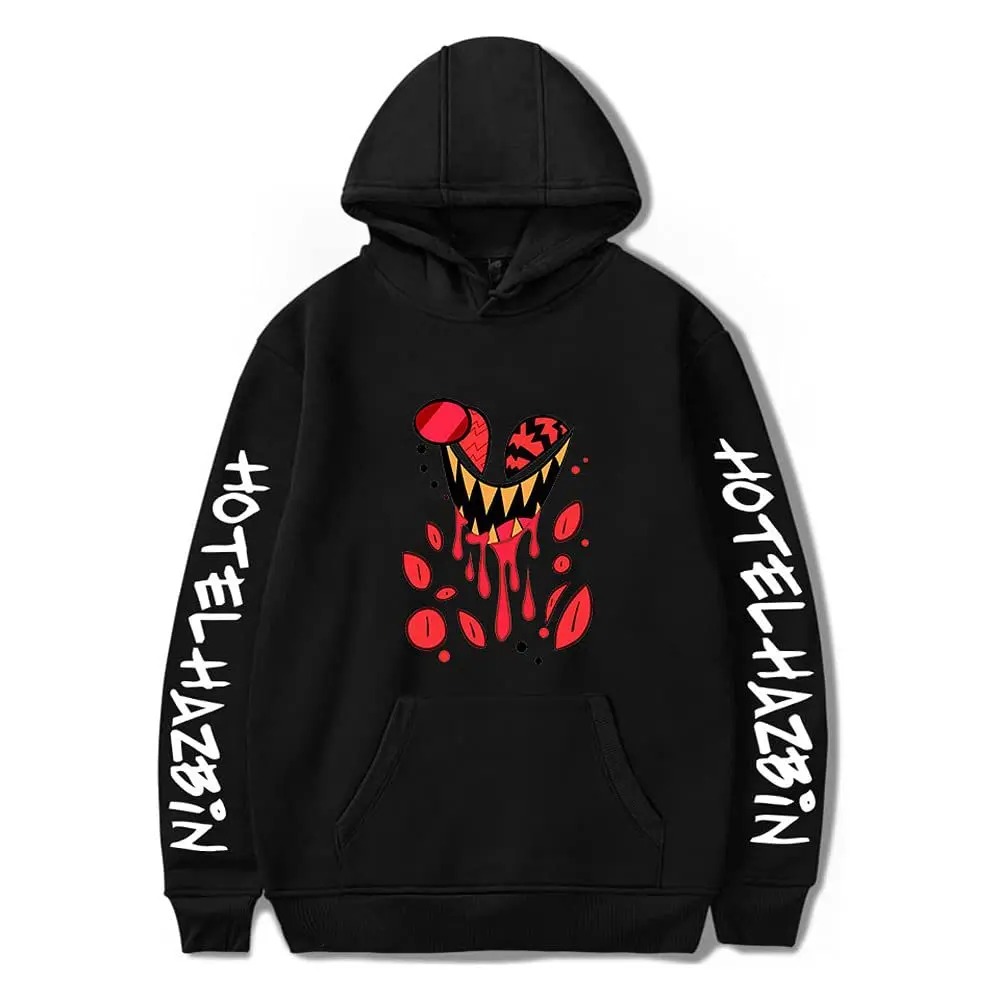 Hazbin Hotel 오버사이즈 유니섹스 스트리트웨어 - Winter Clothing Gift Ideas 리뷰 및 가격